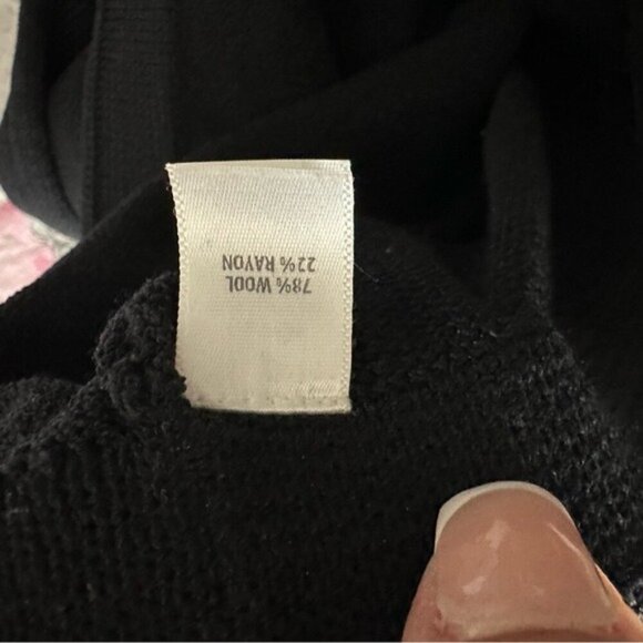 St. John Collection Santana Knit Black Pants Size Large  Straight Leg Luxury - Picture 7 of 11